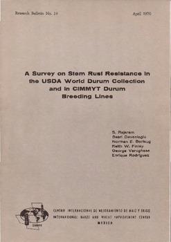 A survey on stem rust resistance in the USDA world durum collection and in CIMMYT durum breeding lines