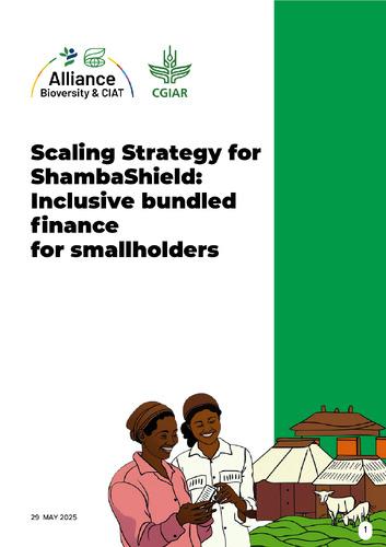 Scaling strategy for ShambaShield: Inclusive bundled finance for smallholders