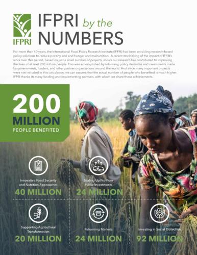 IFPRI by the numbers