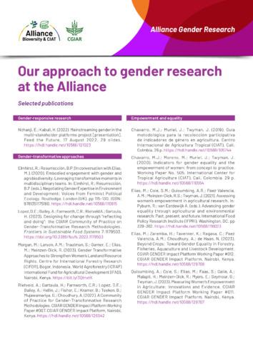 Our approach to gender research at the Alliance