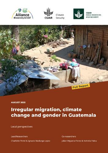 Irregular migration, climate change, and gender in Guatemala: Local perspectives