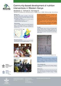 Community-based development of interventions aiming to increase dietary diversity among women and small children in Vihiga County, Western Kenya