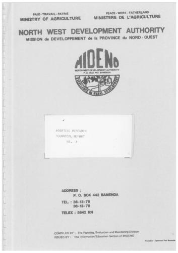 Adaptive Research Programme: Technical Report No. 3