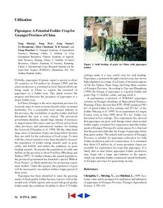 Pigeonpea: A potential fodder crop for Guangxi province of China