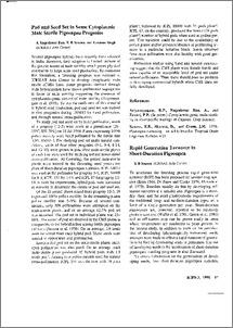 Rapid Generation Turnover in Short-Duration Pigeonpea