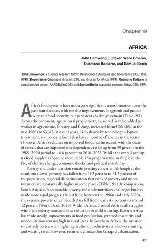 Regional developments: Africa [in 2025 GFPR]