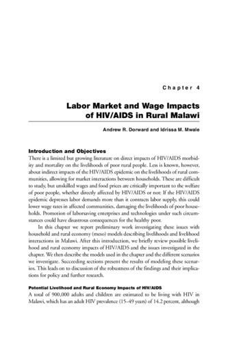 Labor Market and Wage Impacts of HIV/AIDS in Rural Malawi