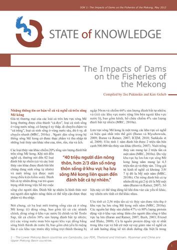 The Impacts of Dams on the Fisheries of the Mekong (Vietnamese Language)