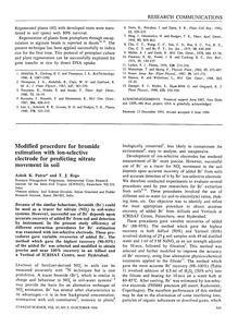 Modified procedure for bromide estimation with ionselective electrode for predicting nitrate movement in soil