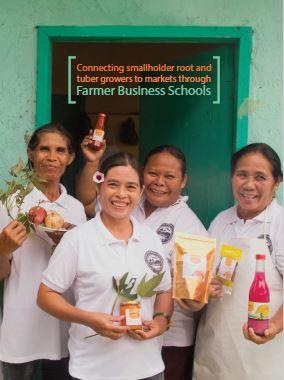 Connecting smallholder root and tuber growers to markets through Farmer Business Schools