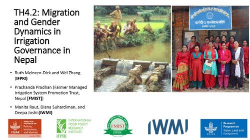 TH4.2: Migration and gender dynamics in irrigation governance in Nepal