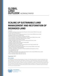 Scaling Up Sustainable Land Management and Restoration of Degraded Land