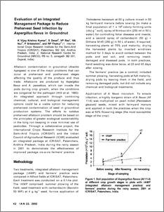 Evaluation of an integrated management package to reduced preharvest seed infection by Aspergillus flavus in groundnut