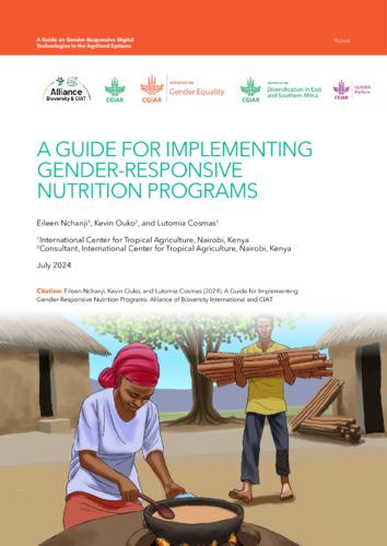 A Guide for implementing gender-responsive nutrition programs