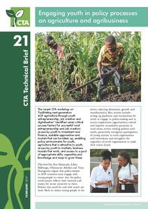 Engaging youth in policy processes on agriculture and agribusiness