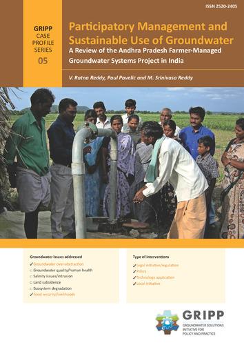 Participatory management and sustainable use of groundwater: a review of the Andhra Pradesh Farmer-Managed Groundwater Systems project in India