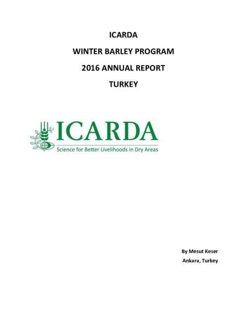 Winder Barley Program