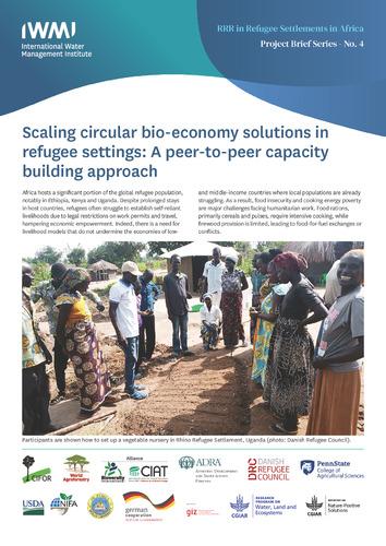 Scaling circular bio-economy solutions in refugee settings: a peer-to-peer capacity building approach