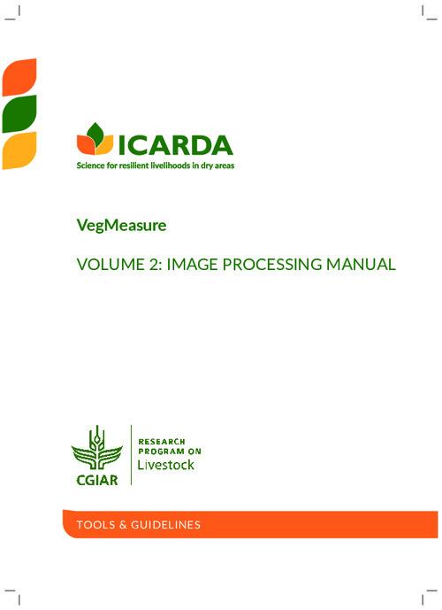 VegMeasure. Volume 2: Image Processing Manual