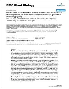Isolation and characterization of novel microsatellite markers and their application for diversity assessment in cultivated groundnut (Arachis hypogaea)