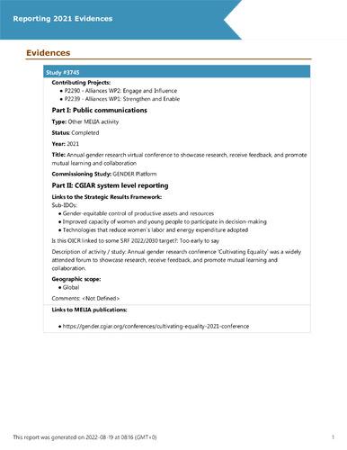 Annual gender research virtual conference to showcase research, receive feedback, and promote mutual learning and collaboration
