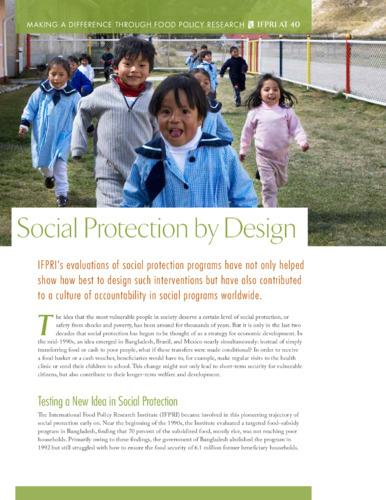 Social protection by design