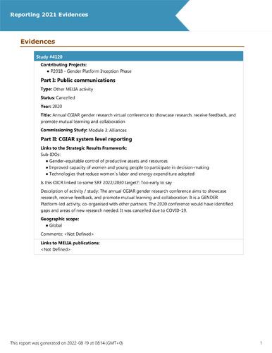 Annual CGIAR gender research virtual conference to showcase research, receive feedback, and promote mutual learning and collaboration