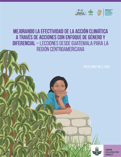 Enhancing the effectiveness of Climate Action through gender-responsive and inclusive approaches – Lessons from Guatemala for the Central American Region