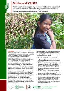 Partnership for Technological Empowerment and Sustainable Livelihood for Smallholder Farmers in the Rainfed Upland Ecosystems of Odisha
