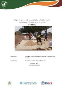 Report on feed formulation training in northern Ghana, April 2015