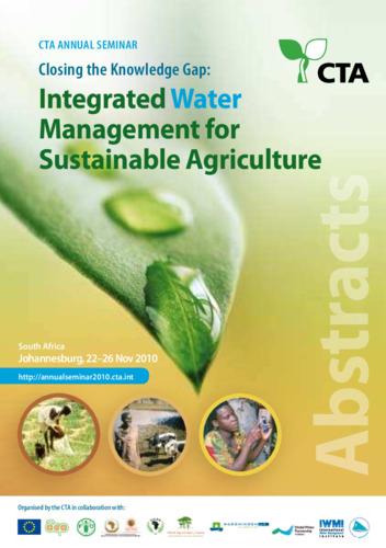 Closing the knowledge gap: Integrated water management for sustainable agriculture