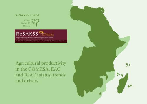 Agricultural productivity in the COMESA, EAC and IGAD: status, trends and drivers