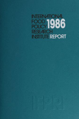 1986 IFPRI Annual Report