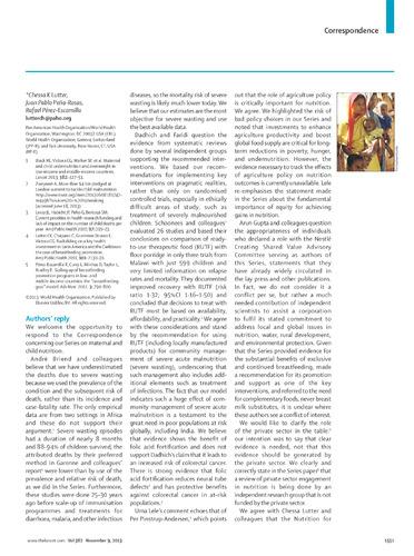 Maternal and child nutrition – Authors' reply