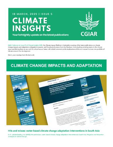 Climate Insights, Issue 5, 18 March 2025