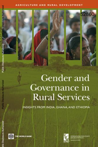 Gender and governance in rural services: Insights from India, Ghana, and Ethiopia