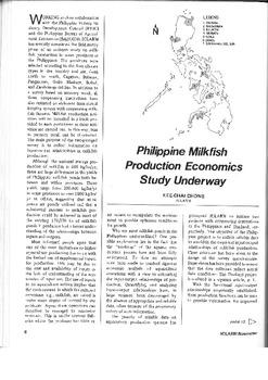 Philippine milkfish production economics study underway