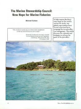 The Marine Stewardship Council: new hope for marine fisheries