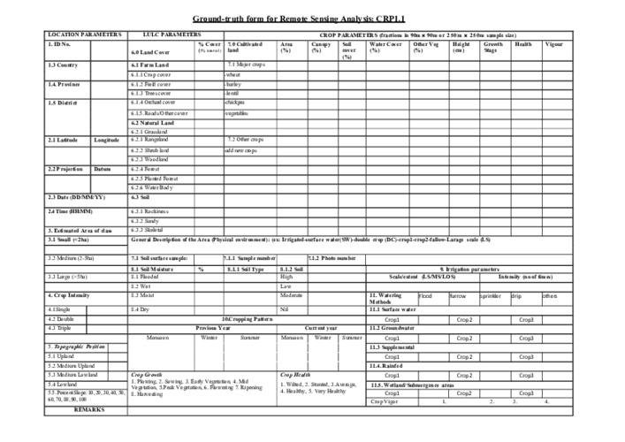 Ground truth_data form