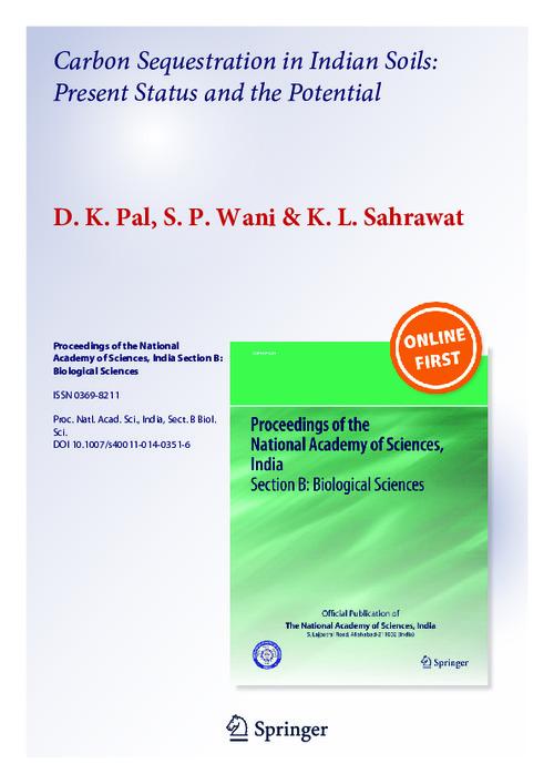 Carbon Sequestration in Indian Soils: Present Status and the Potential