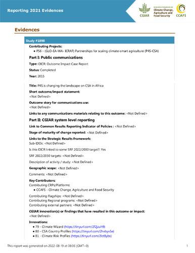 P4S is changing the landscape on CSA in Africa