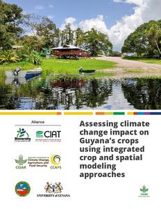 Assessing climate change impact on Guyana's crops using integrated crop and spatial modeling approaches.