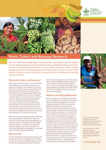 Roots, Tubers and Bananas Research.