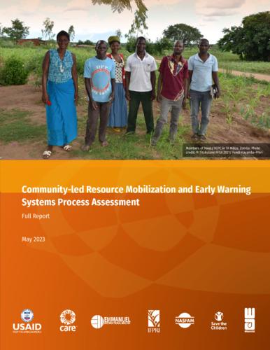 Community-led resource mobilization and early warning systems process assessment: Full report