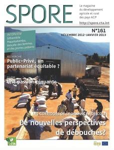 Spore 161: Les corridors de croissance Agricole - De nouvelles perspectives de débouchés?