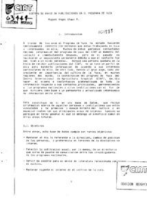 Sistema de envío de publicaciones en el programa de yuca