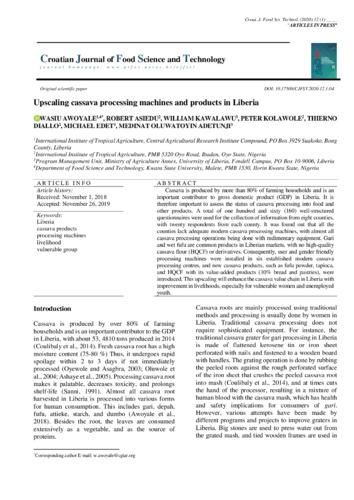 Upscaling cassava processing machines and products in Liberia