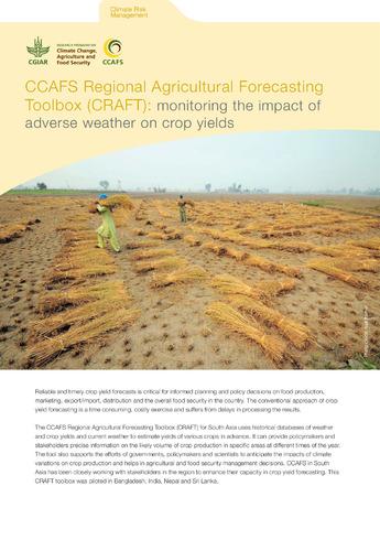 CCAFS Regional Agriculture Forecasting Toolkit