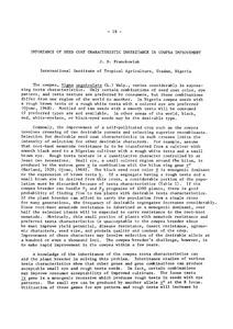 Importance of seed coat characteristic inheritance in cowpea improvement