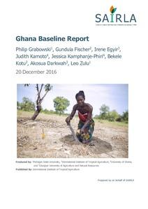 SAIRLA Ghana baseline report